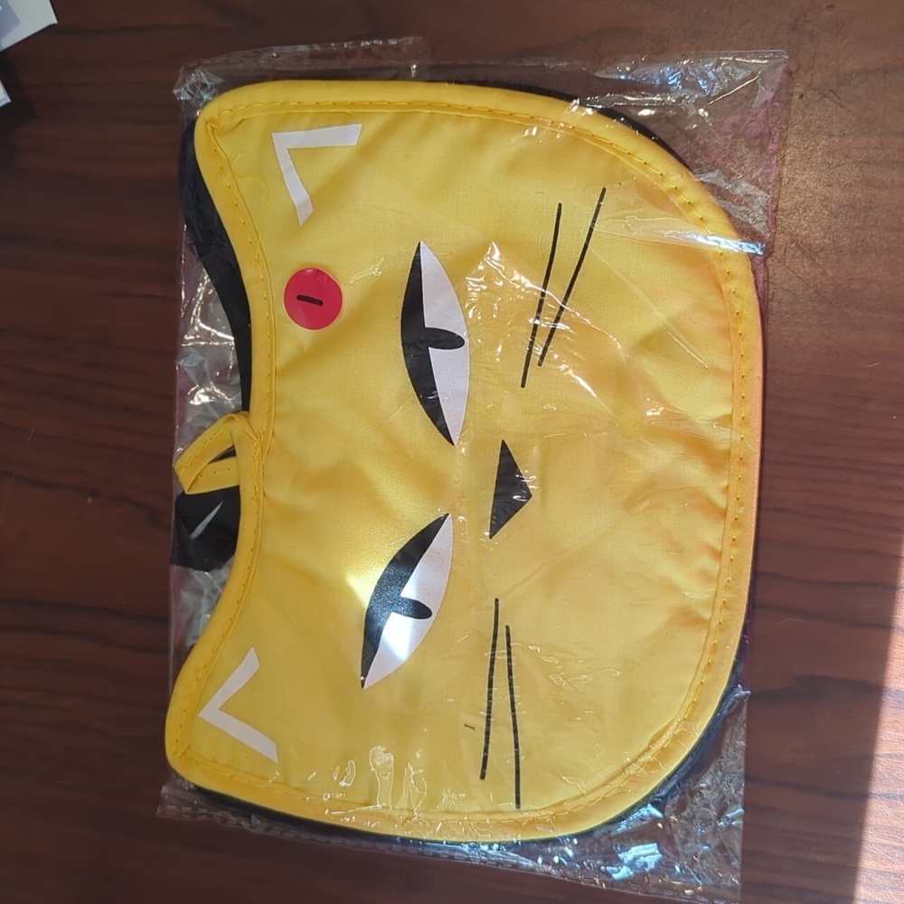 Cat Lady Box - Black & Yellow Cat Potholders Set